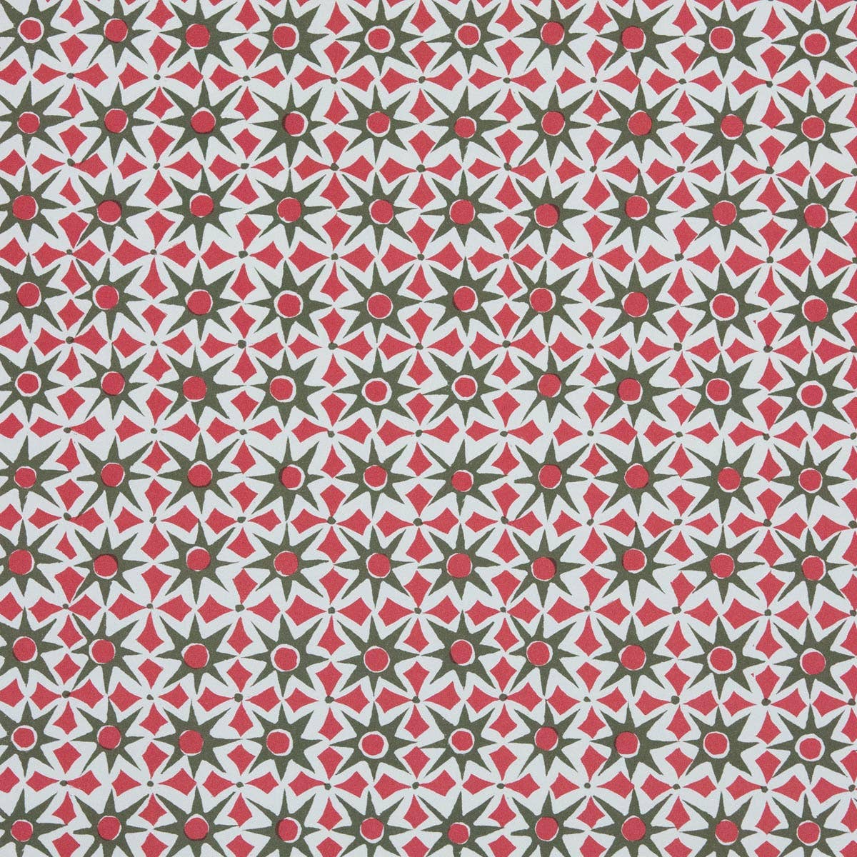 Patterned Wrapping Paper Alhambra Green and Pink