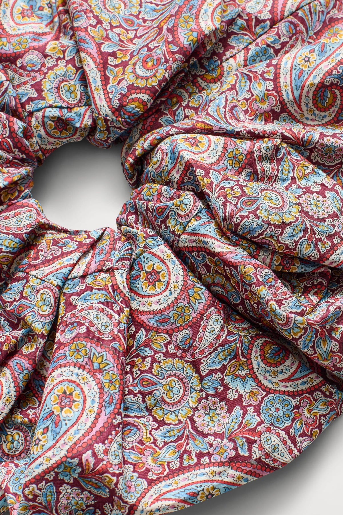 Big scrunchie floral paisley by Skall Studio