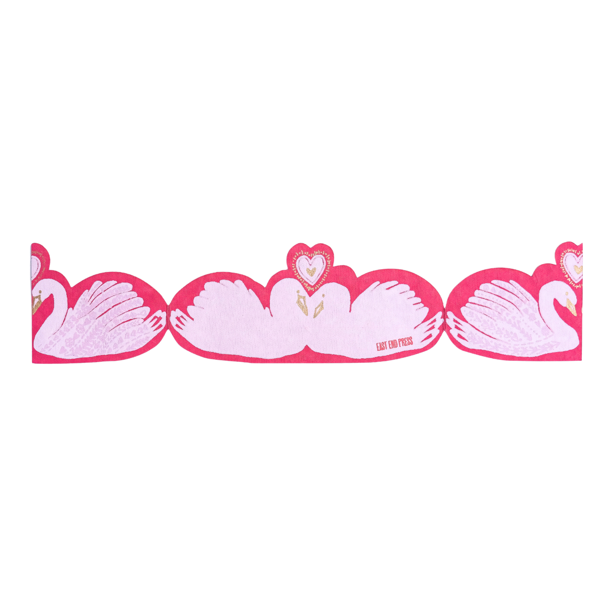 Kissing Swans Greeting Card