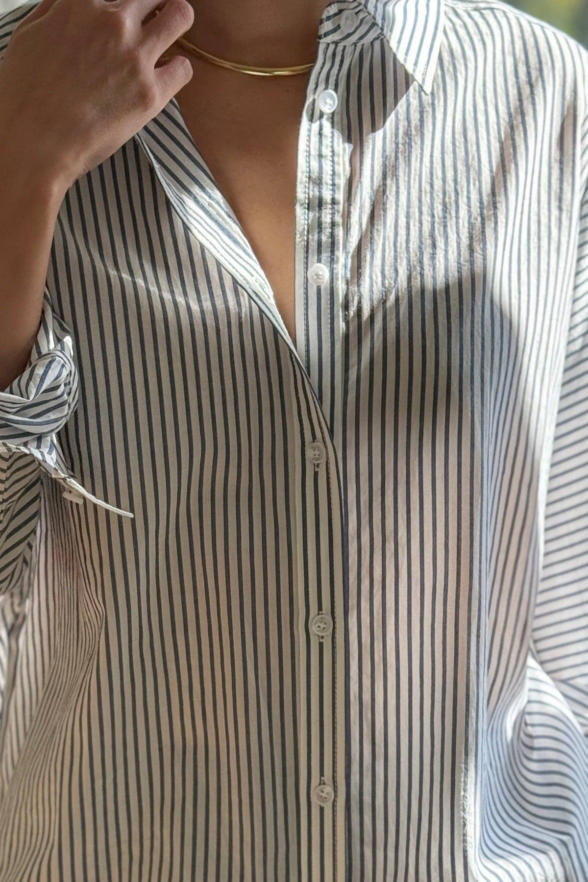 (Pre order) Striped Owen Shirt By Le Bon Shoppe
