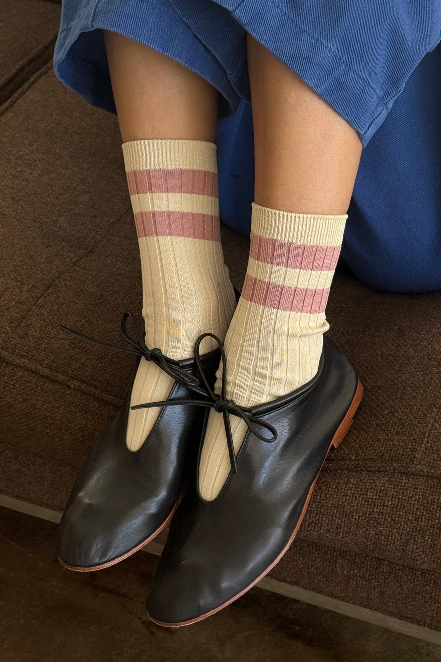 Her Varsity Socks by Le Bon Shoppe