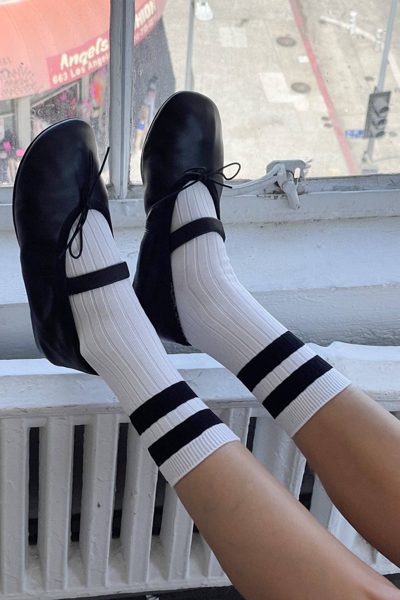 Her Varsity Socks by Le Bon Shoppe