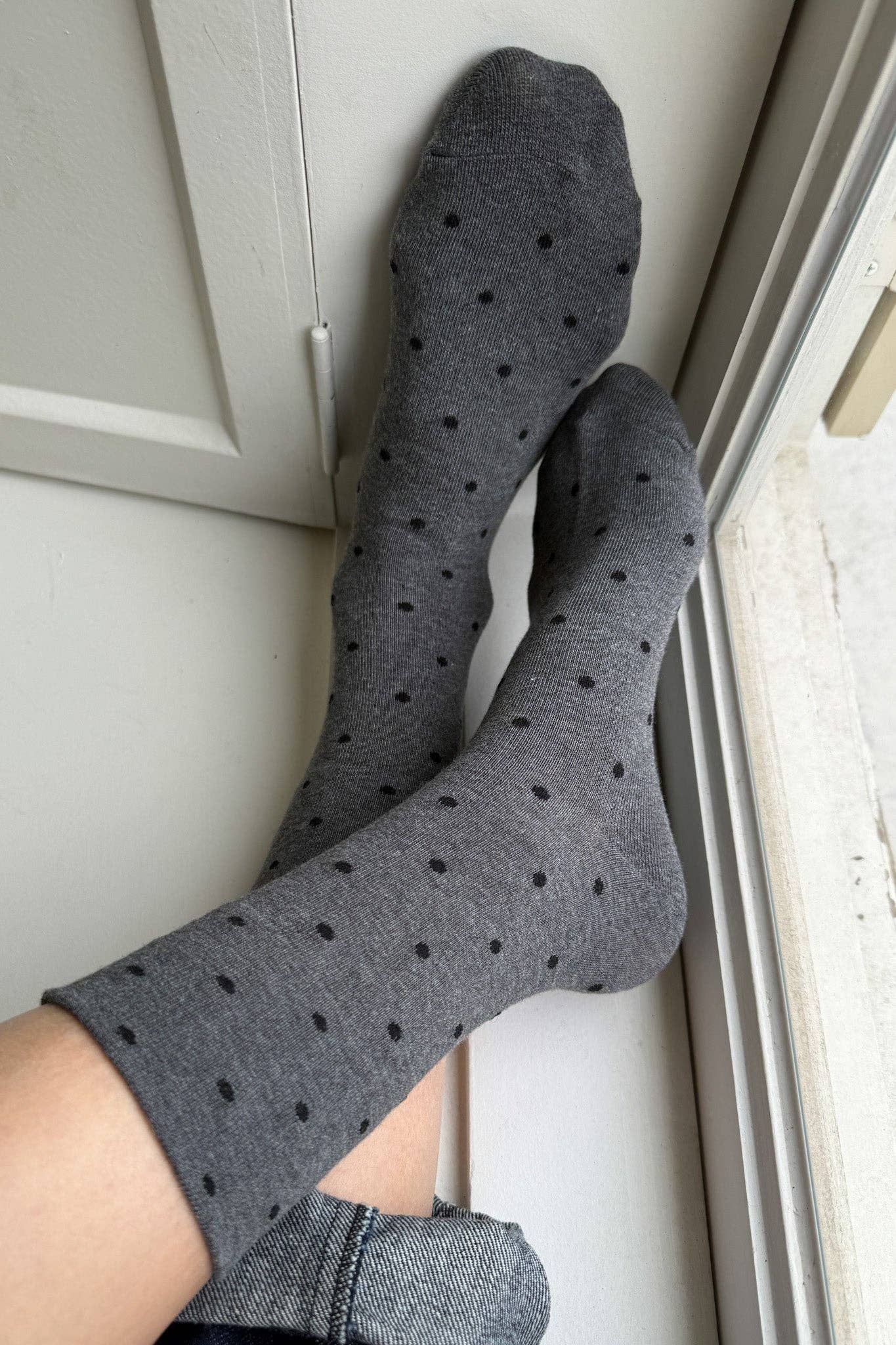 Pre-order Polka Dot Sneaker Socks  by Le Bon Shoppe