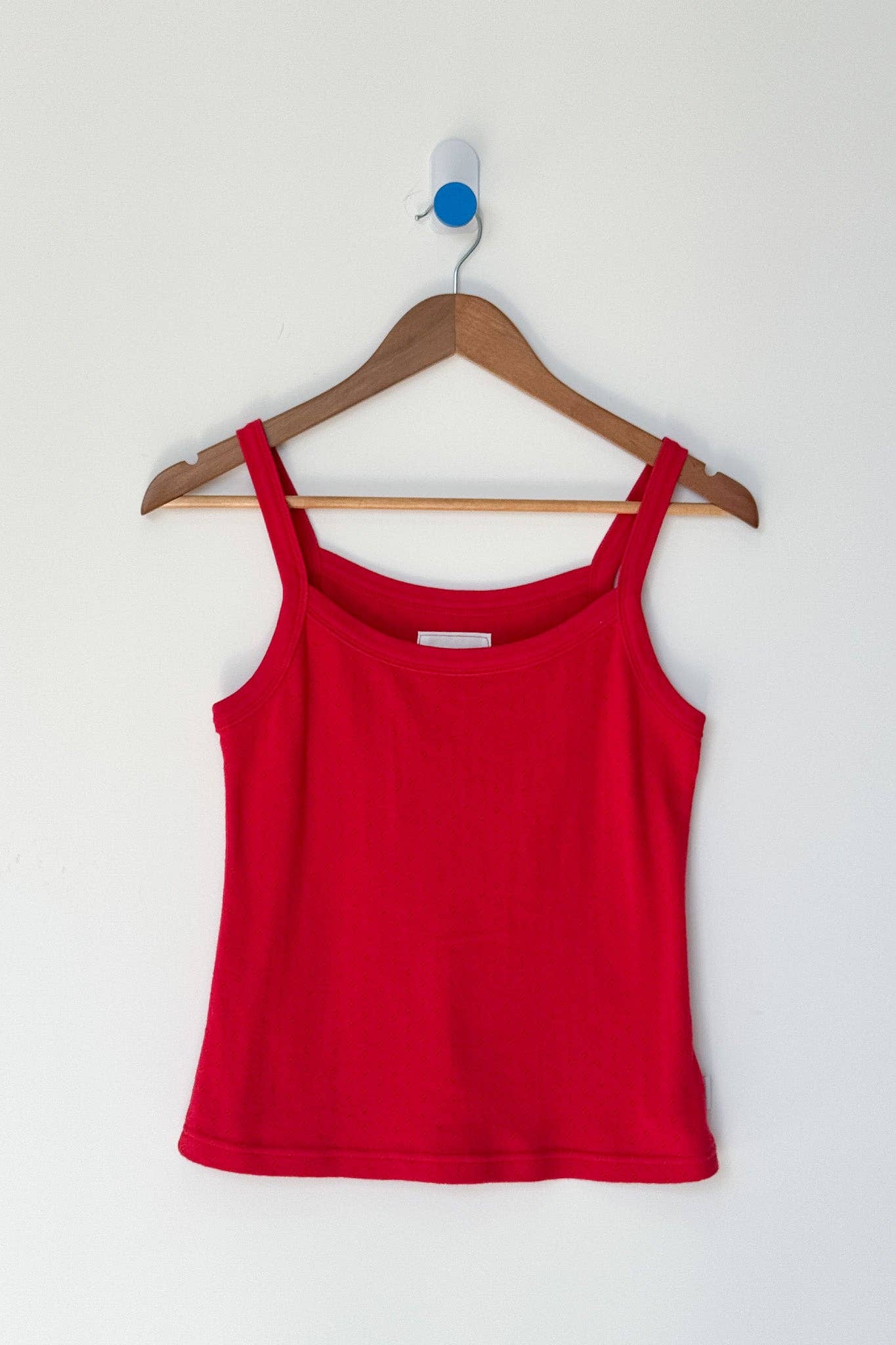 Pointelle Eve Cami  in red apple