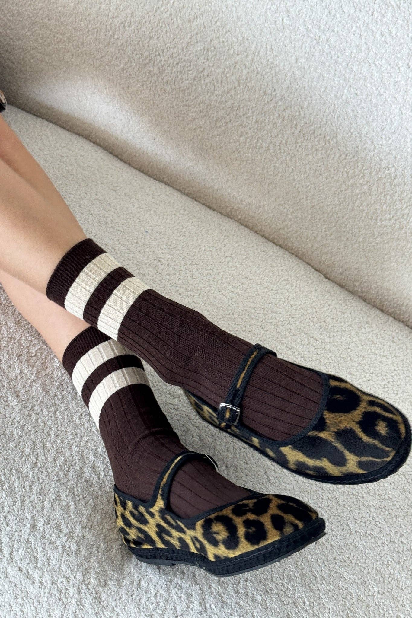 Her Varsity Socks by Le Bon Shoppe