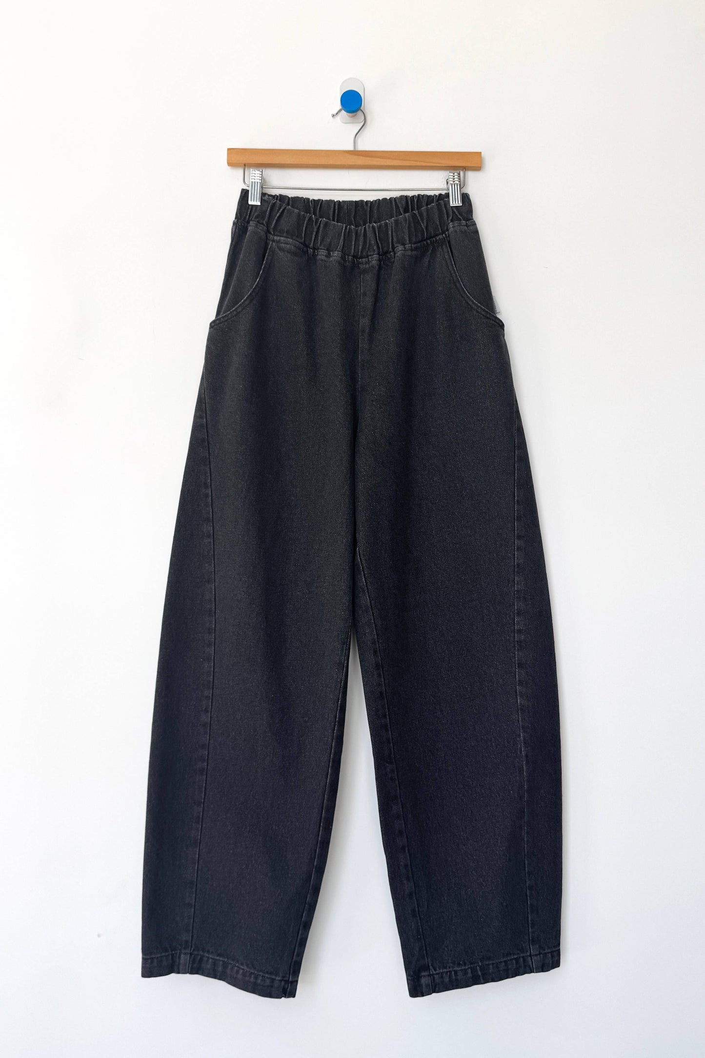 Pre- Order Long Arc Pants Black Denim