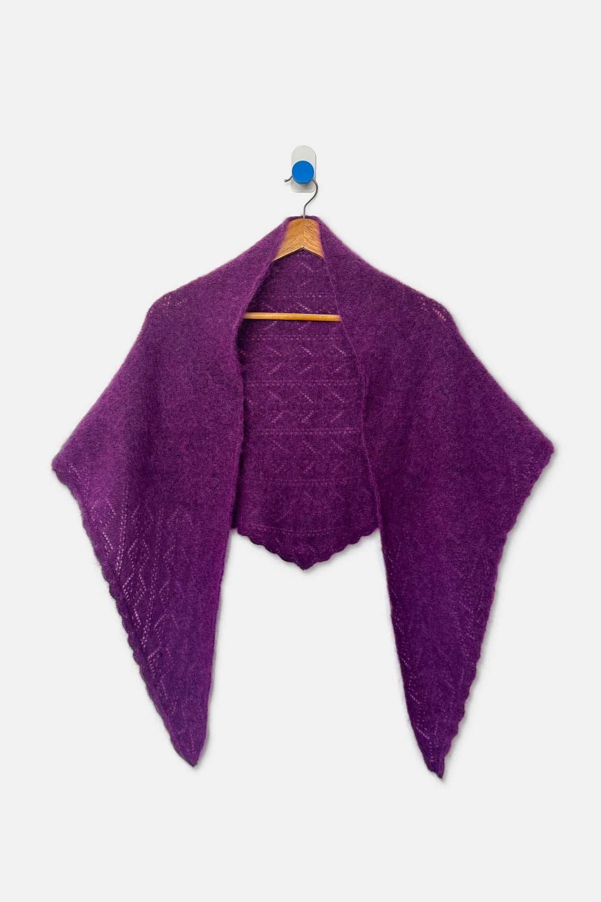 Pre-order Mohair Pointelle Shawl by  Le Bon Shoppe