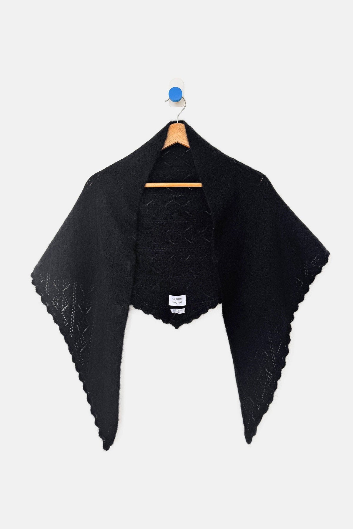 Pre-order Mohair Pointelle Shawl by  Le Bon Shoppe