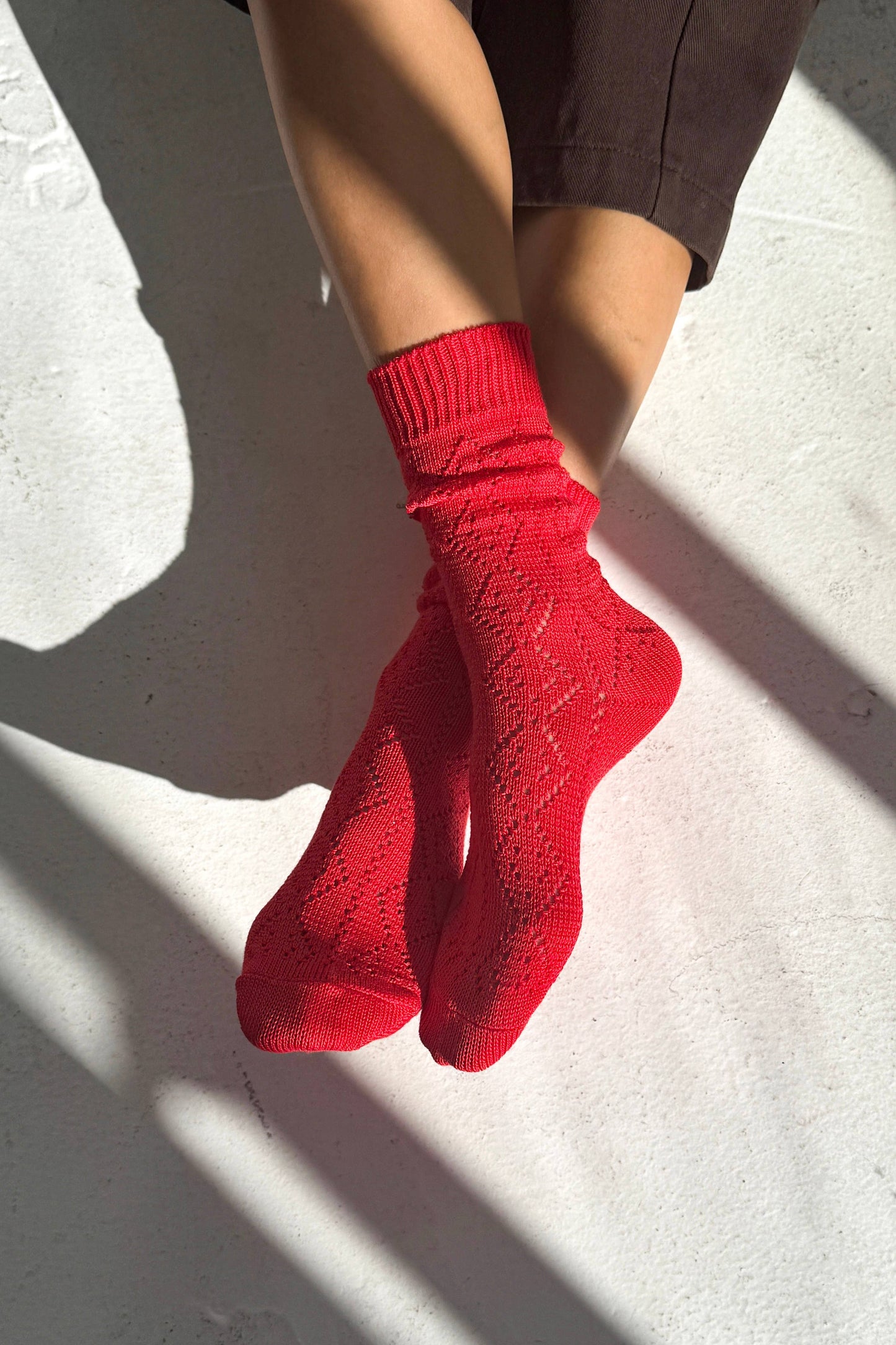 Modal Eyelet Socks by Le Bon Shoppe