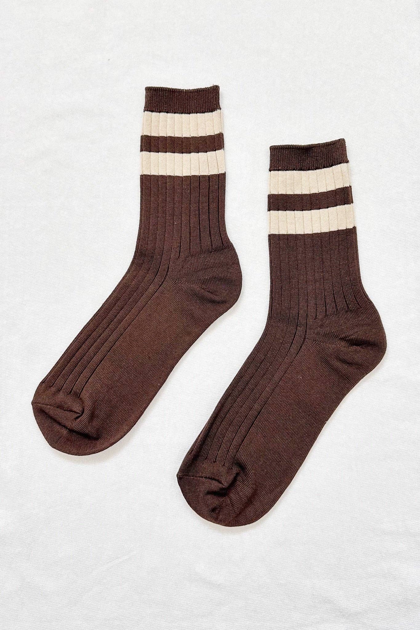 Her Varsity Socks by Le Bon Shoppe