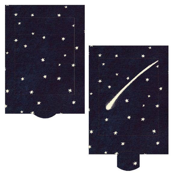 Living card “shooting star”