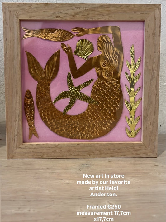 Mermaid artwork by Heidi Anderson