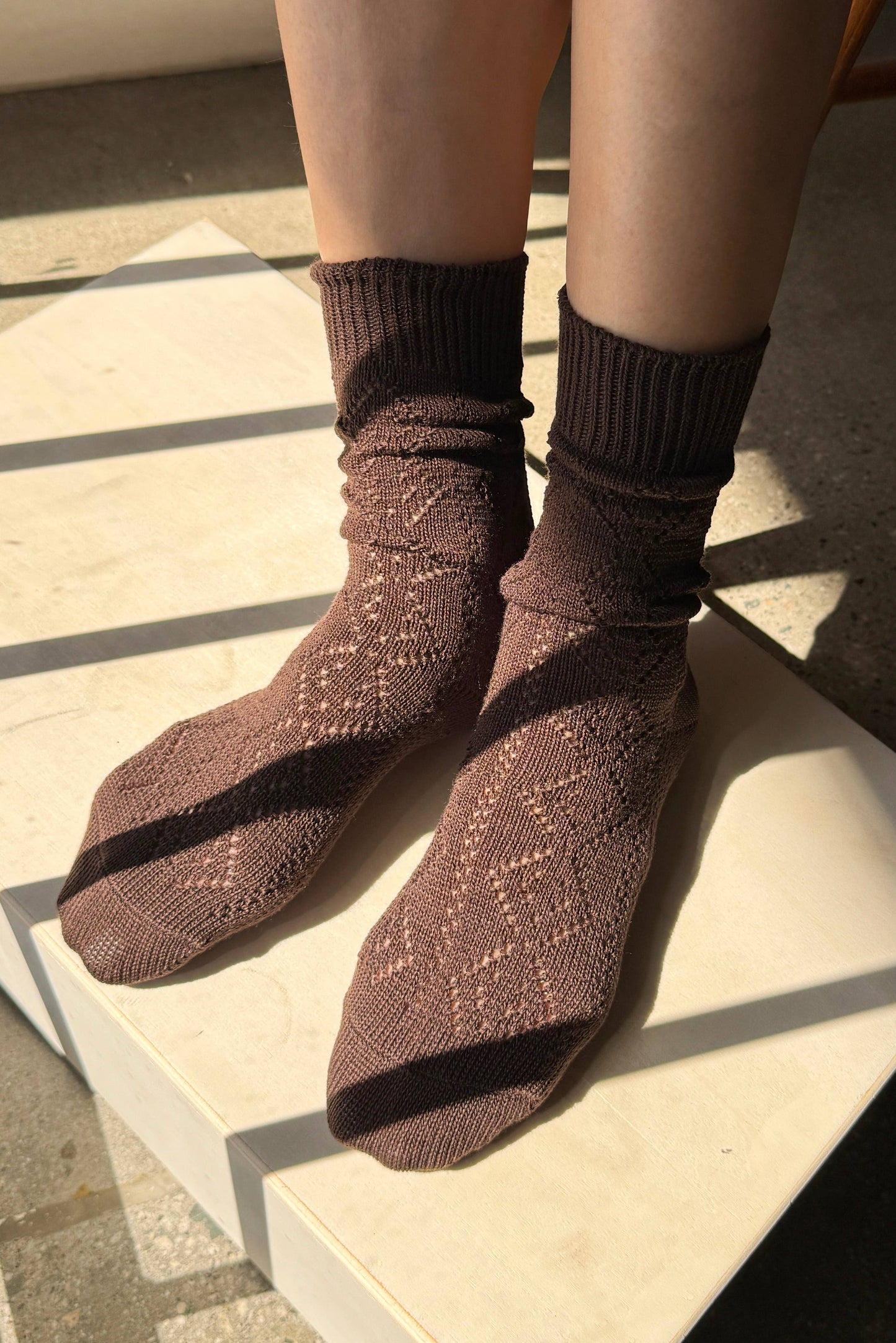 Pre- order Modal Eyelet Socks By Le Bon Shoppe