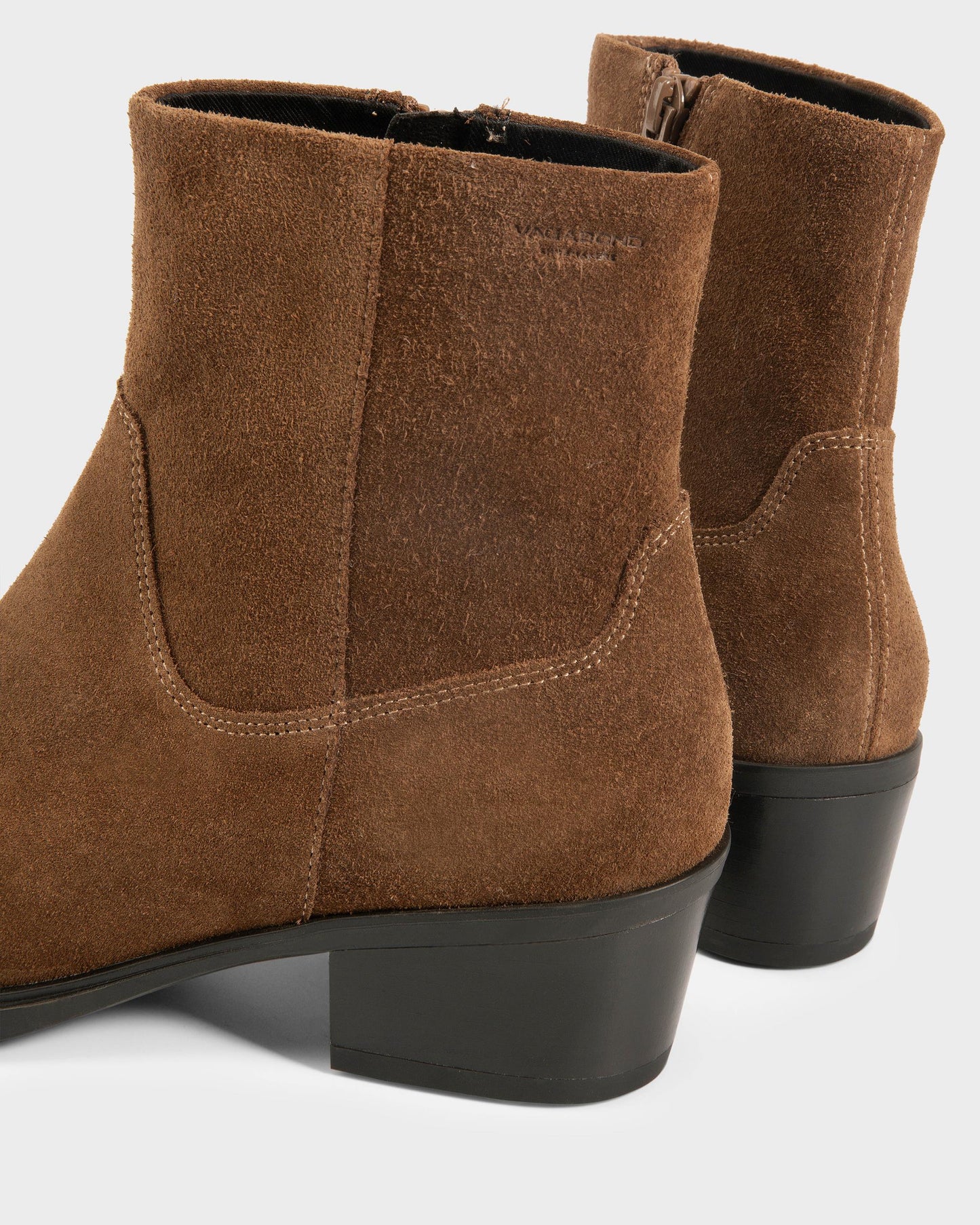 Kelsey Ankle boots cognac suede by Vagabond