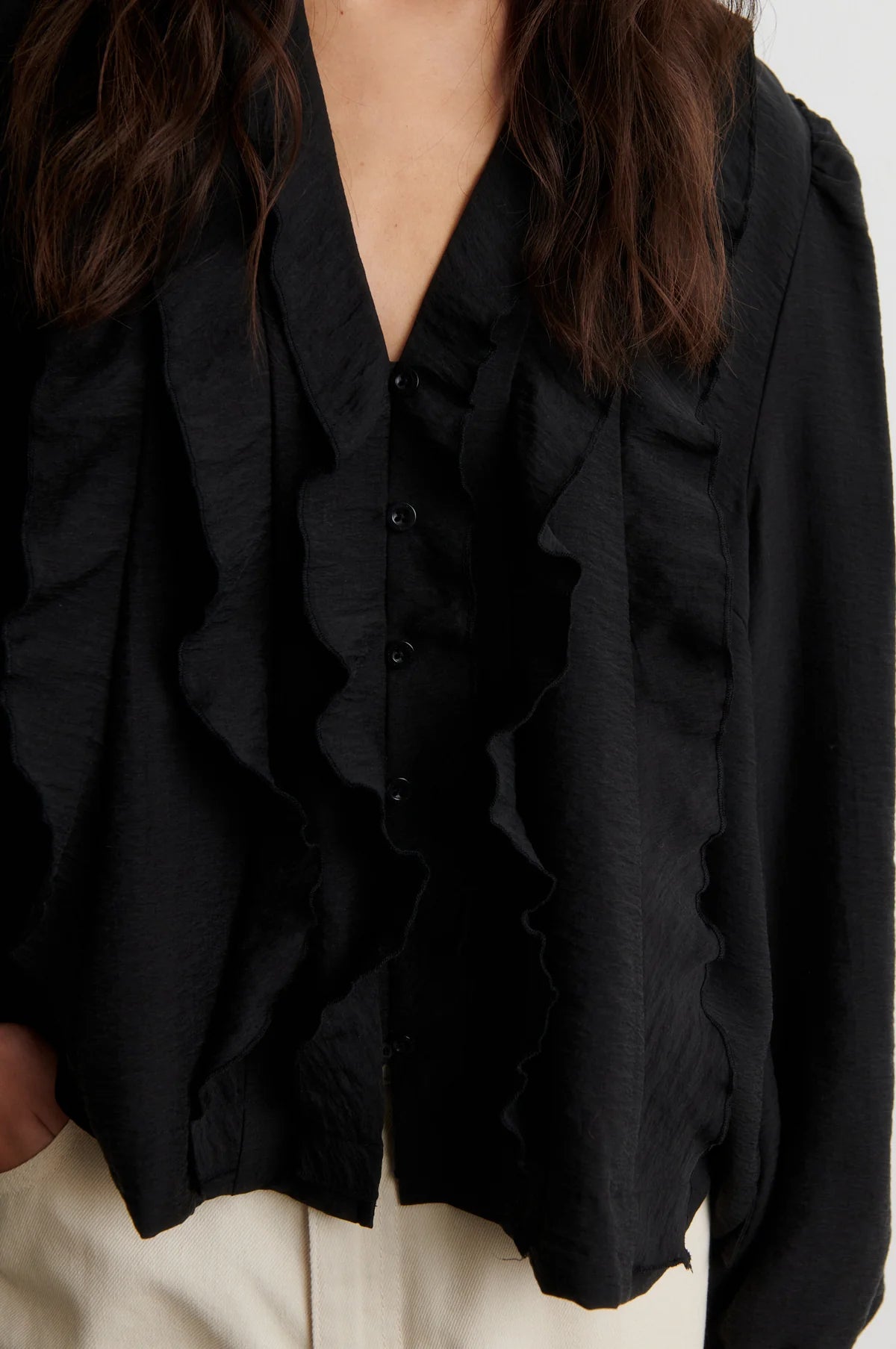 Rayna Frill blouse by Second  Female