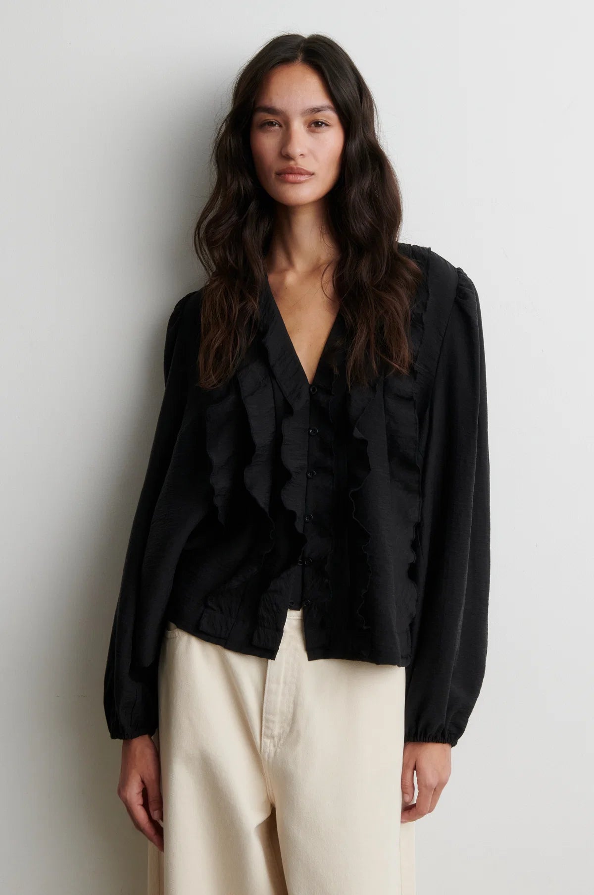 Rayna Frill blouse by Second  Female