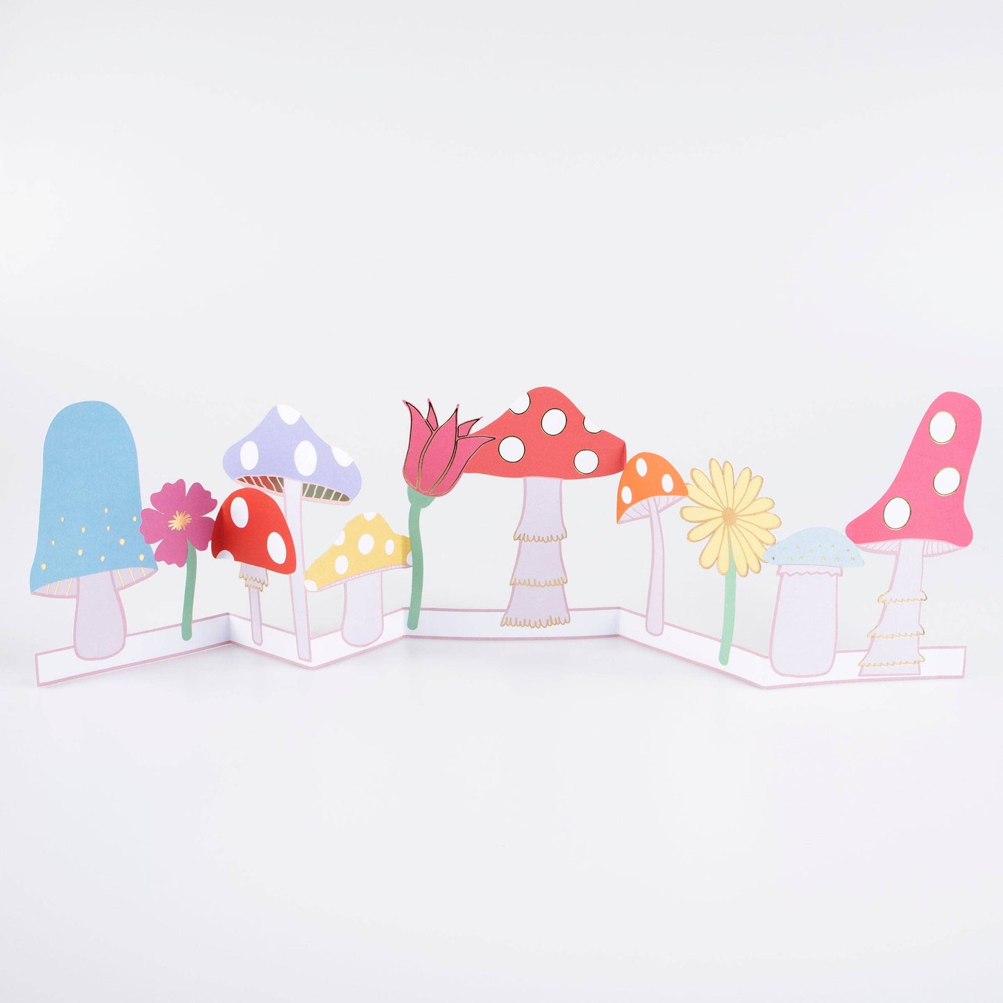 Mushroom Concertina Card