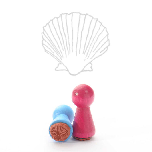 Mini rubber stamp: shell