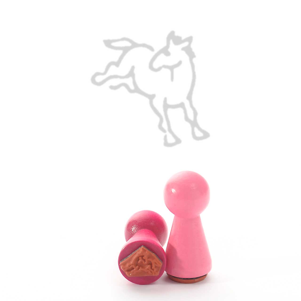 Mini rubber stamp: small  Horse