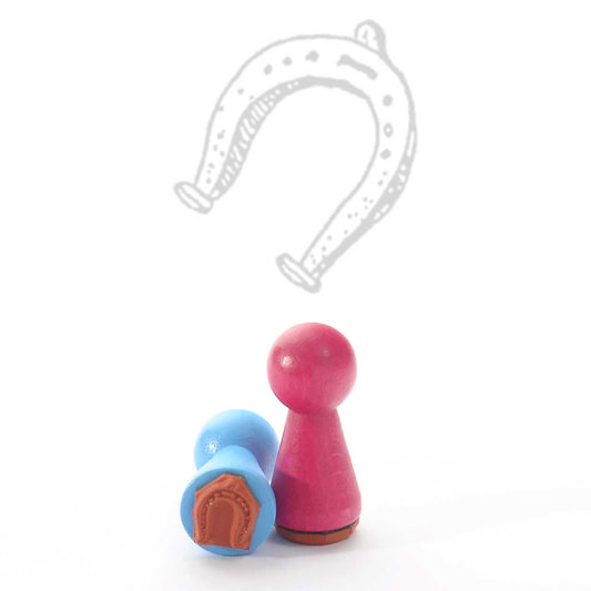 Mini rubber stamp: Horseshoe