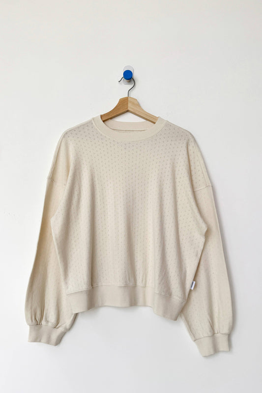 Pointelle Core Sweatshirt by Le Bon Shoppe