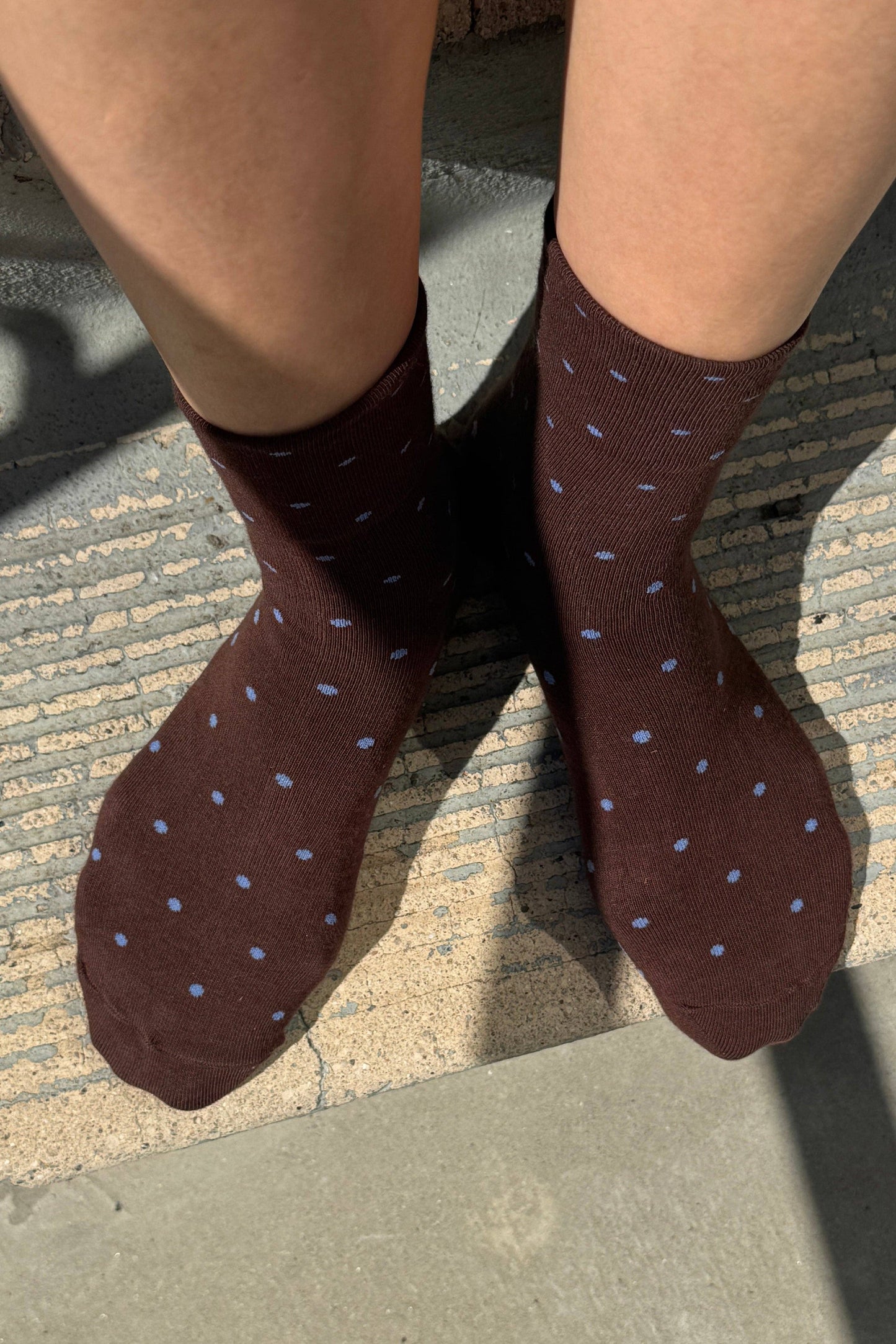 Pre-order Polka Dot Sneaker Socks  by Le Bon Shoppe