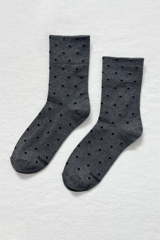 Polka Dot Sneaker Socks  by Le Bon Shoppe