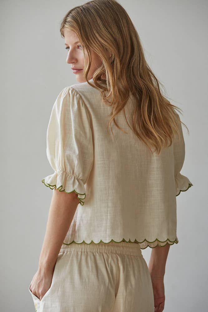 Camilla Embroidered top