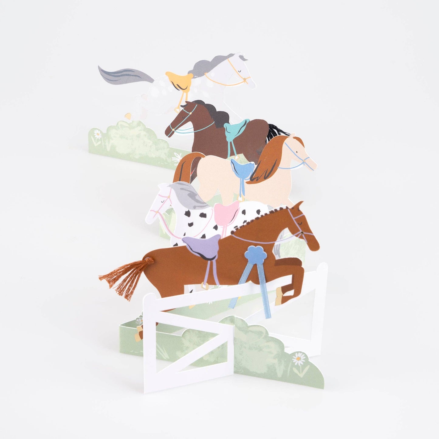 Concertina Horse Card