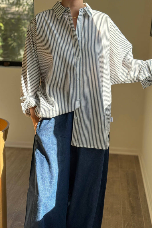 (Pre order) Striped Owen Shirt By Le Bon Shoppe