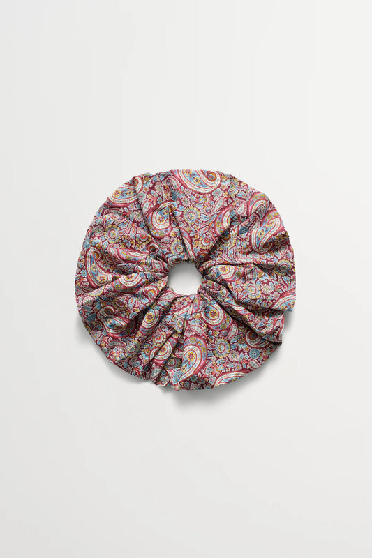 Big scrunchie floral paisley by Skall Studio