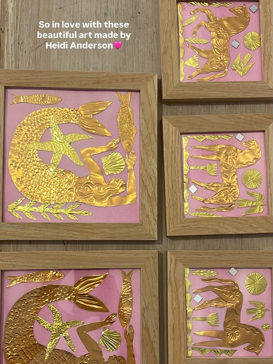 Mermaid artwork by Heidi Anderson