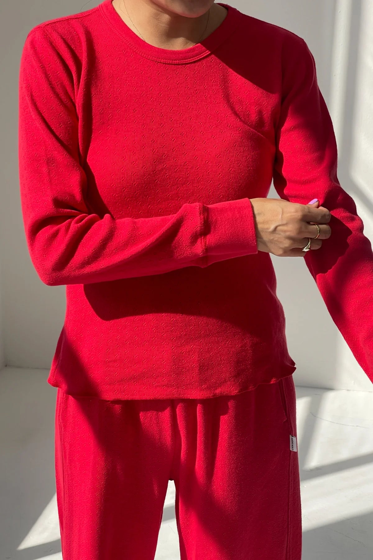 Pointelle Longsleeve by Le Bon Shoppe