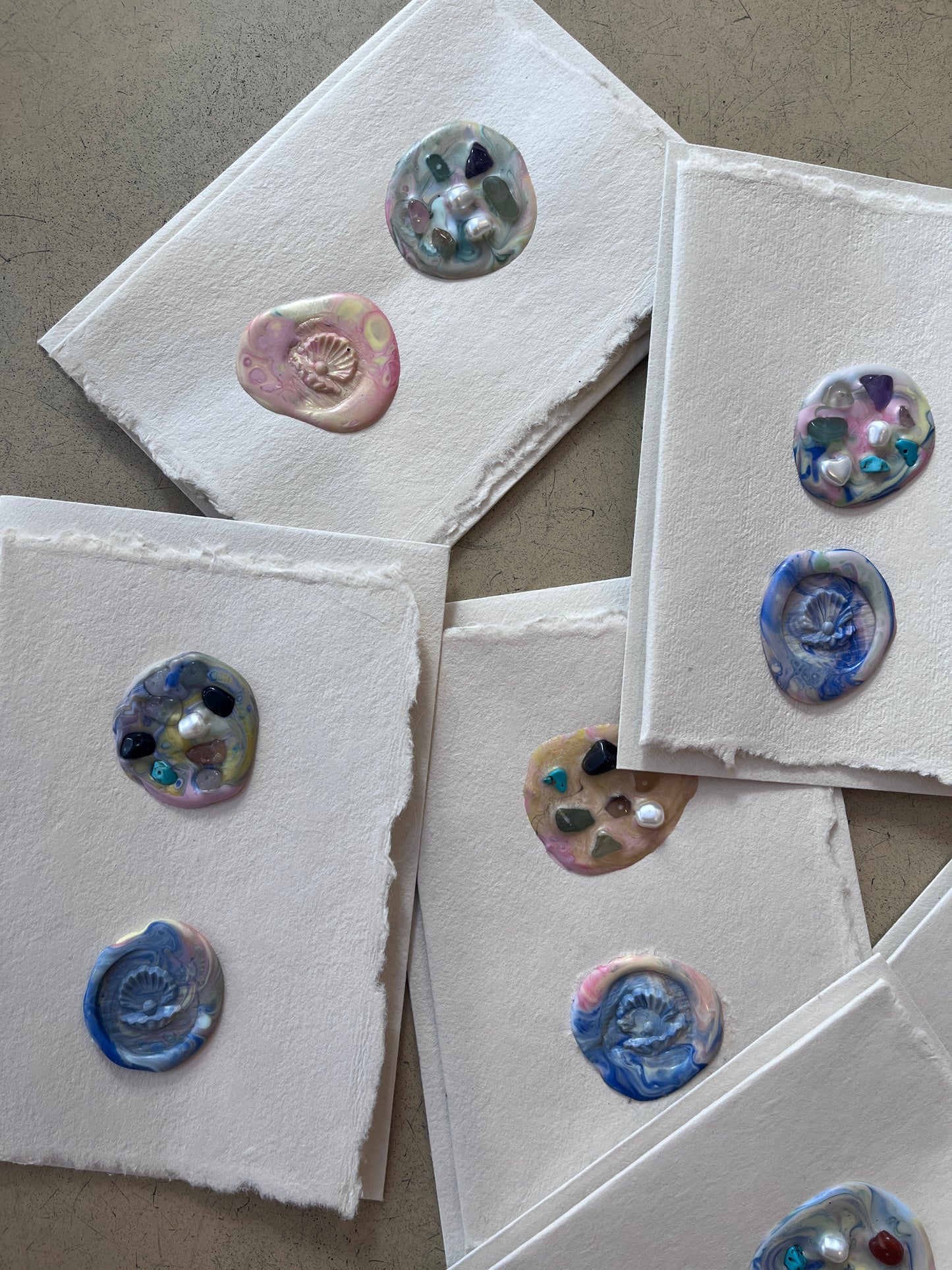 Treasures by the sea cards