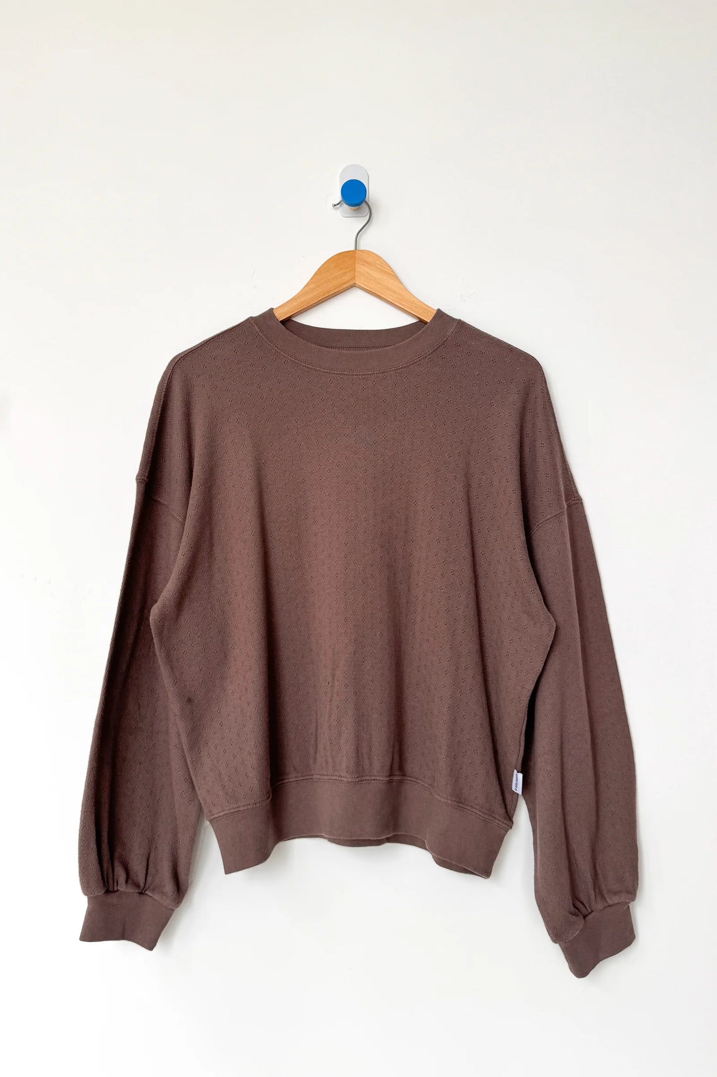 Pointelle Sweatshirt by le Bon Shoppe