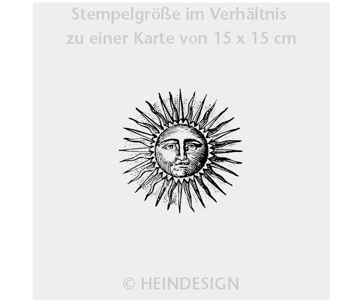 Stamp: Antique sun