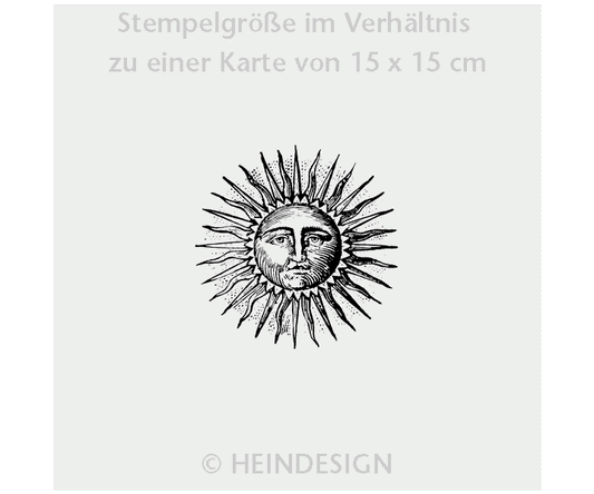 Stamp: Antique sun