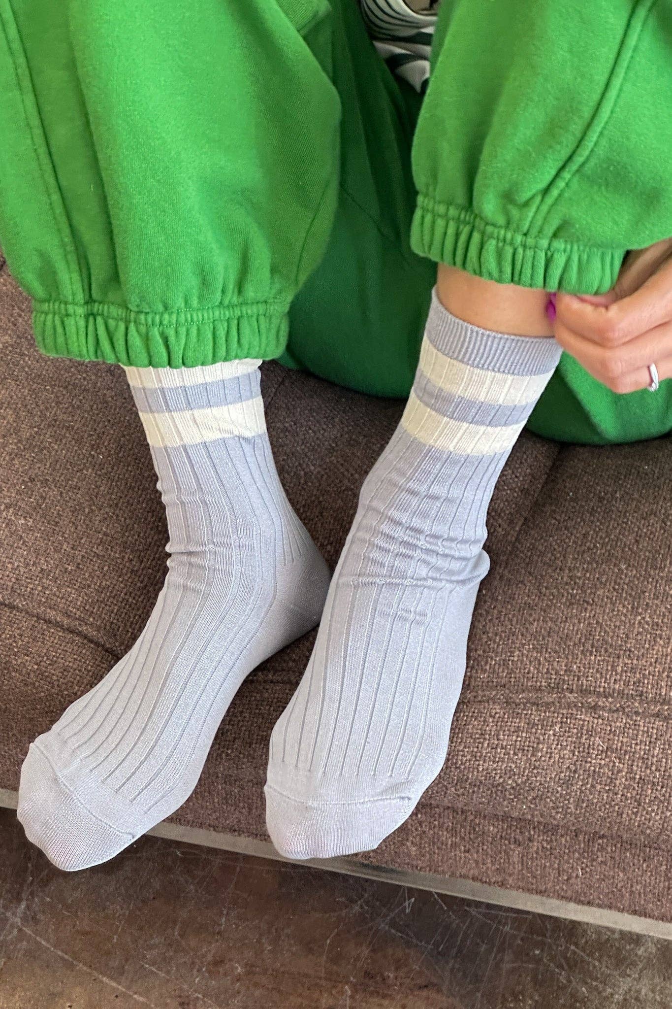 Her Varsity Socks by Le Bon Shoppe