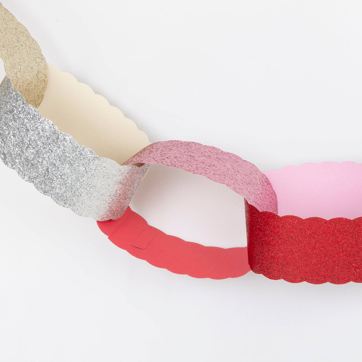 Giant Glitter Paper Chains Set