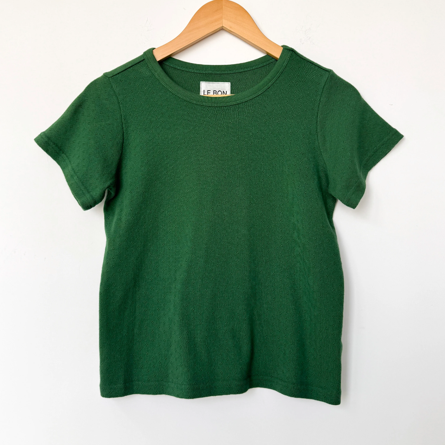 Baby Pointelle Tee by Le Bon Shoppe
