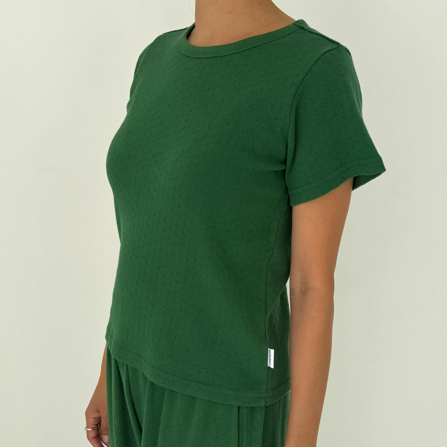 Baby Pointelle Tee by Le Bon Shoppe