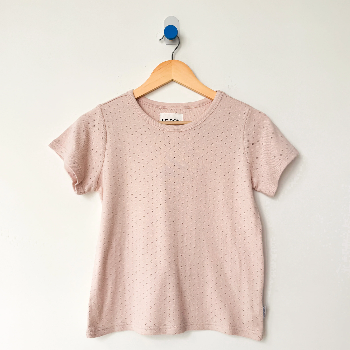 Baby Pointelle Tee by Le Bon Shoppe