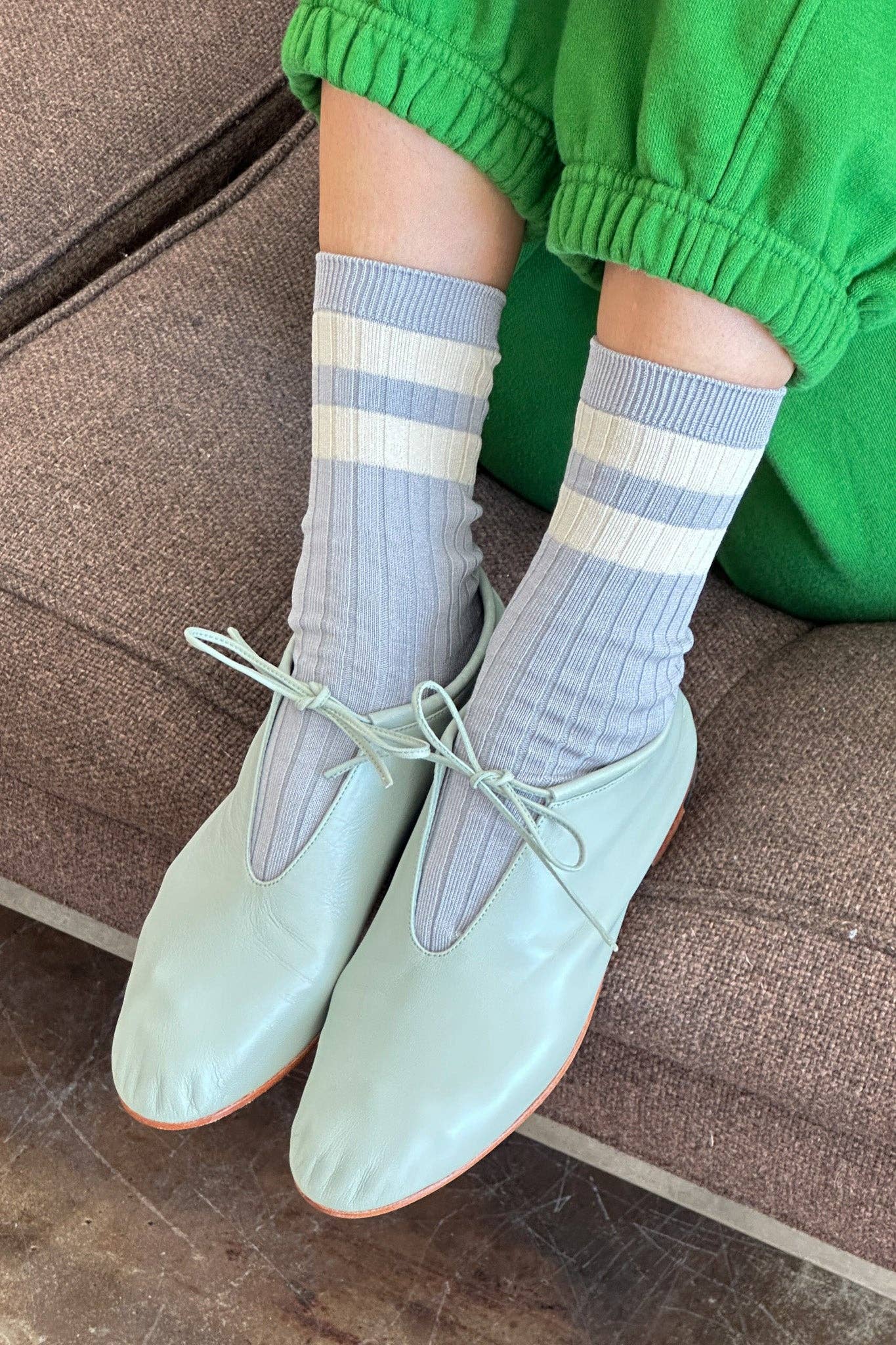 Her Varsity Socks by Le Bon Shoppe