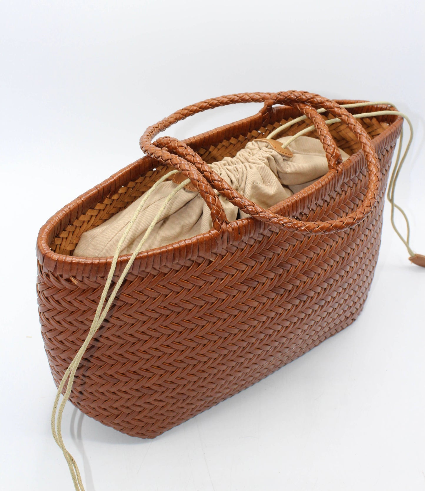 Handwoven Leather Bag