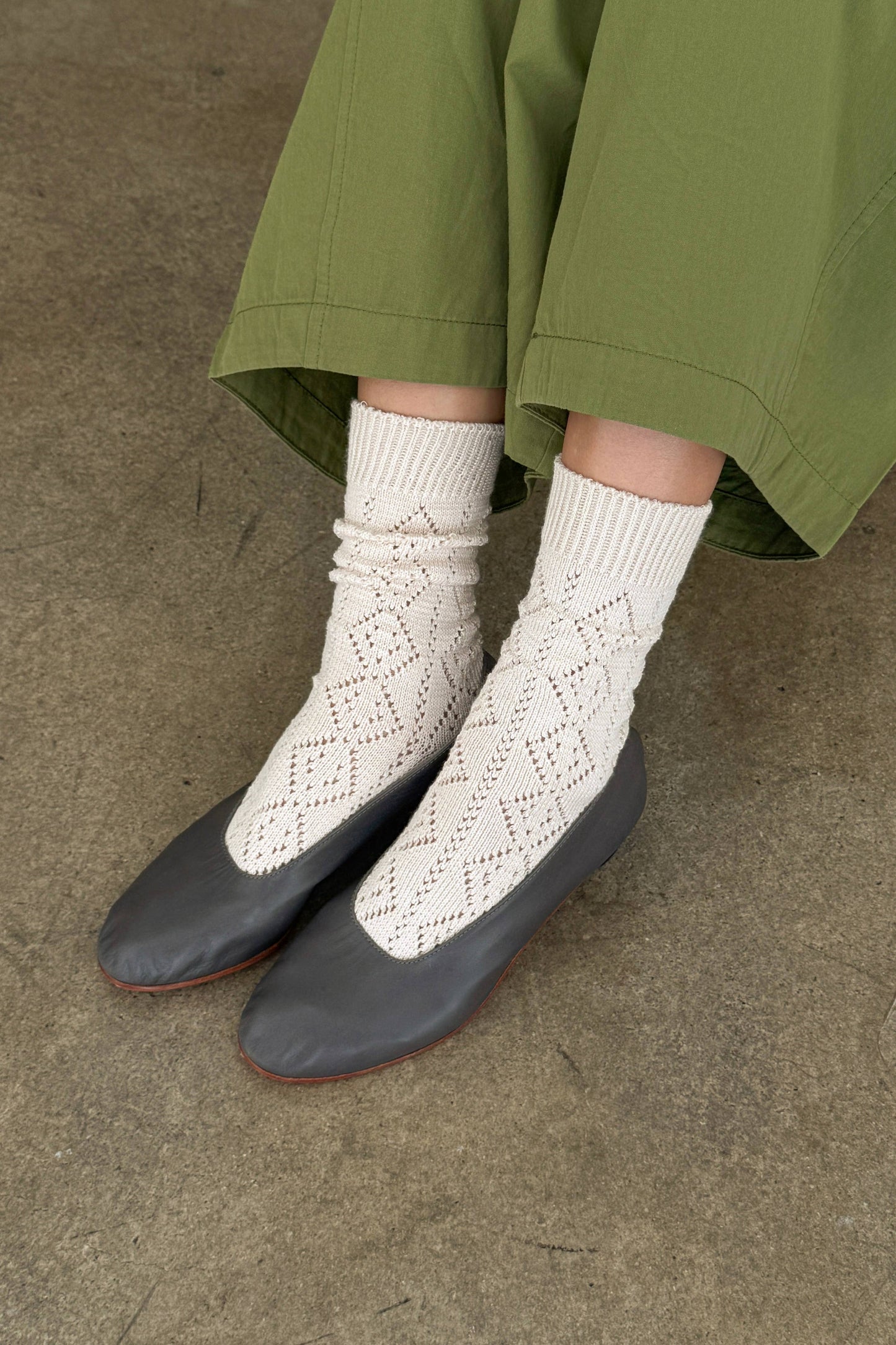 Modal Eyelet Socks by Le Bon Shoppe