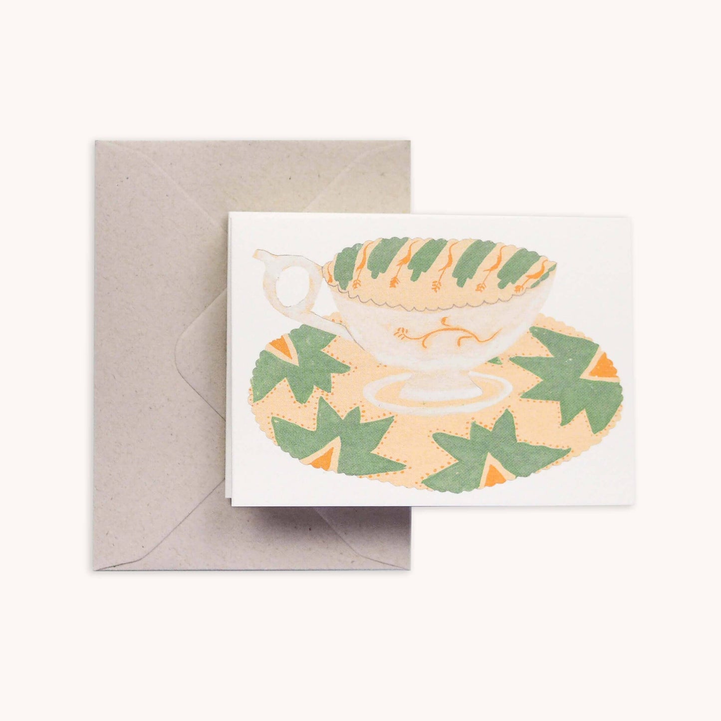 Tea Cups and Saucers Card