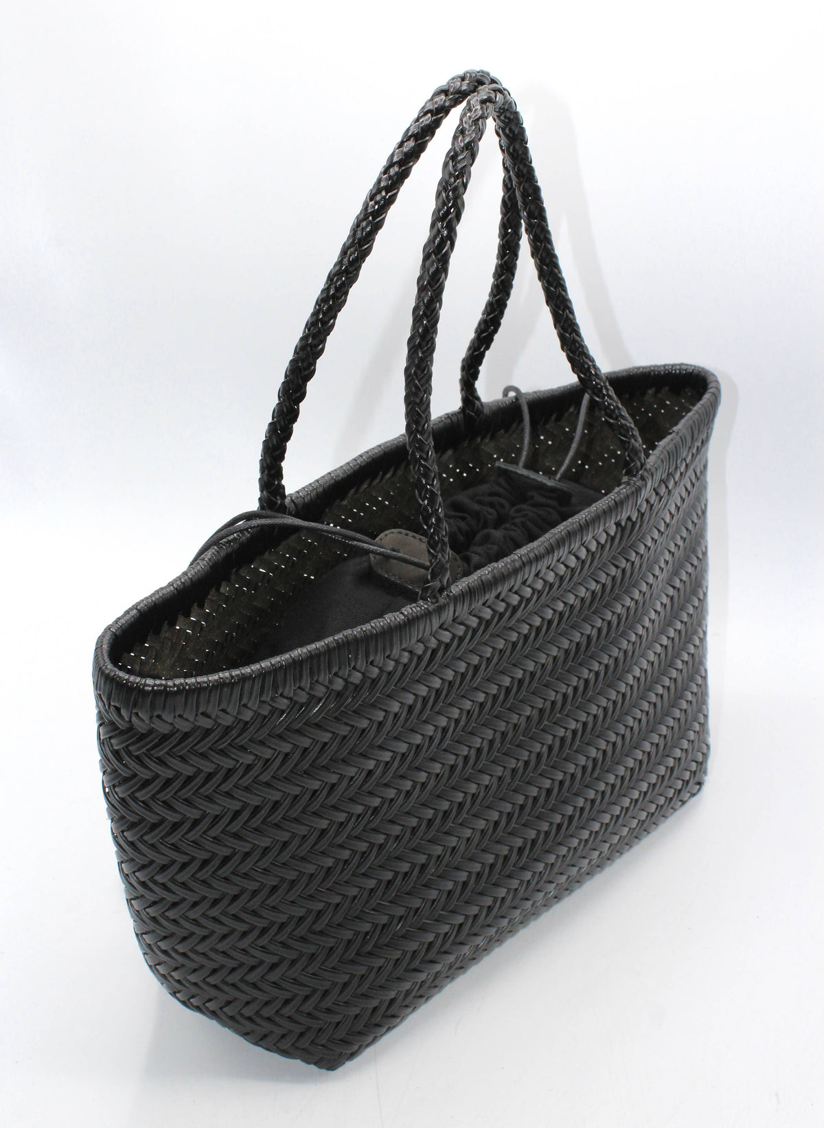 Pre order  Lou Handwoven Leather Bag in Black by Sook