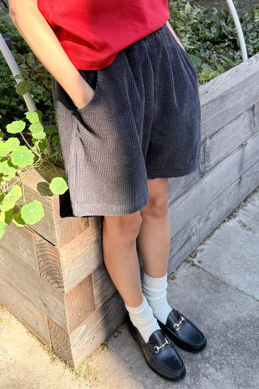 Soft Corduroy City Shorts by Le bon Shoppe