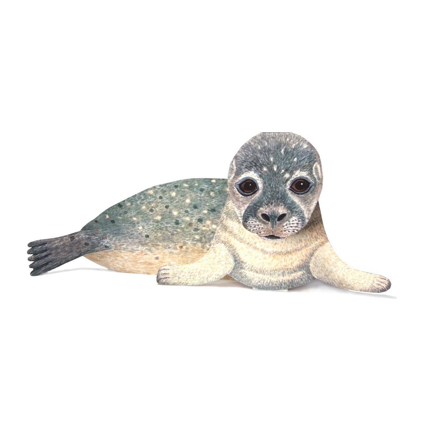 3D animal card seal
