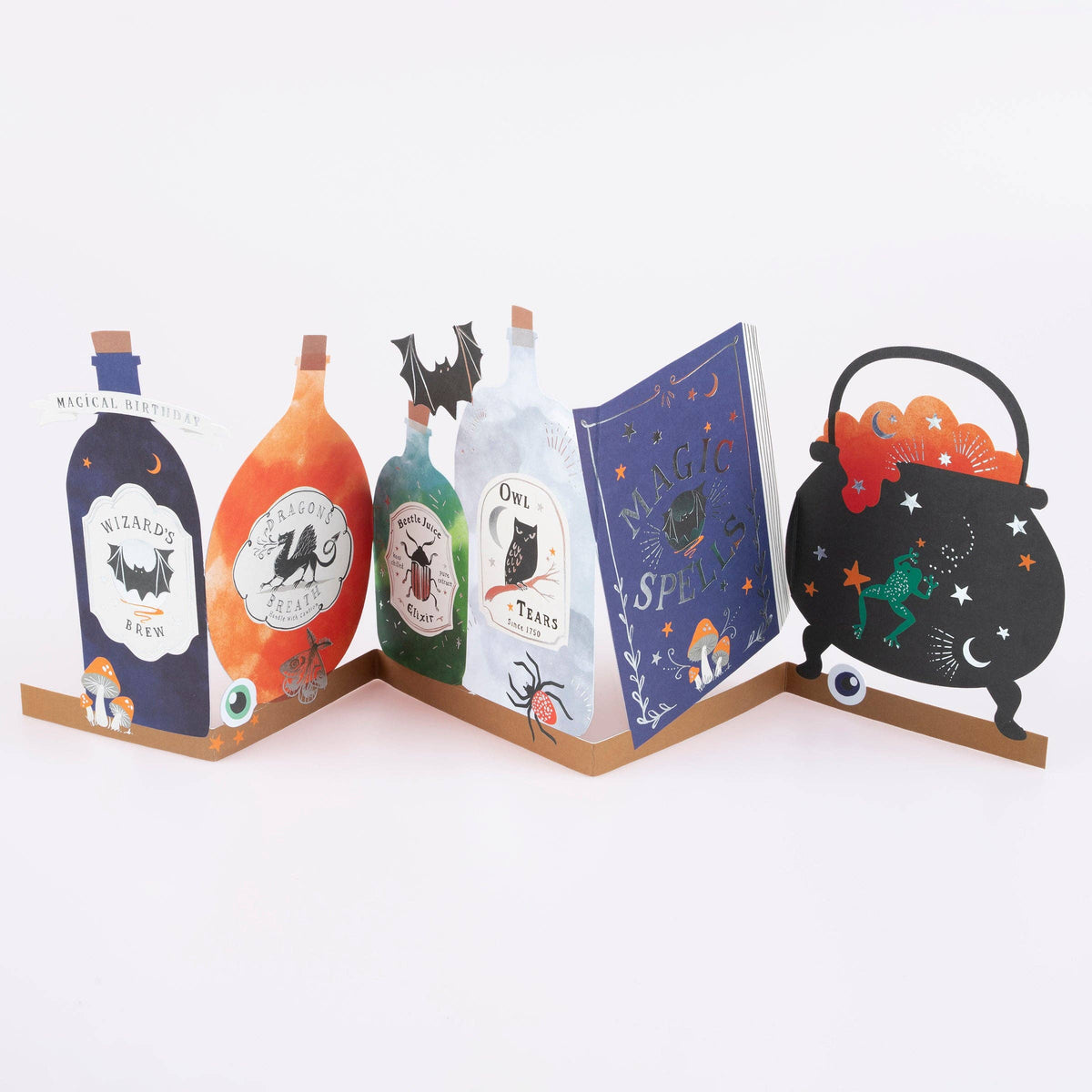Potion Bottles Birthday Card